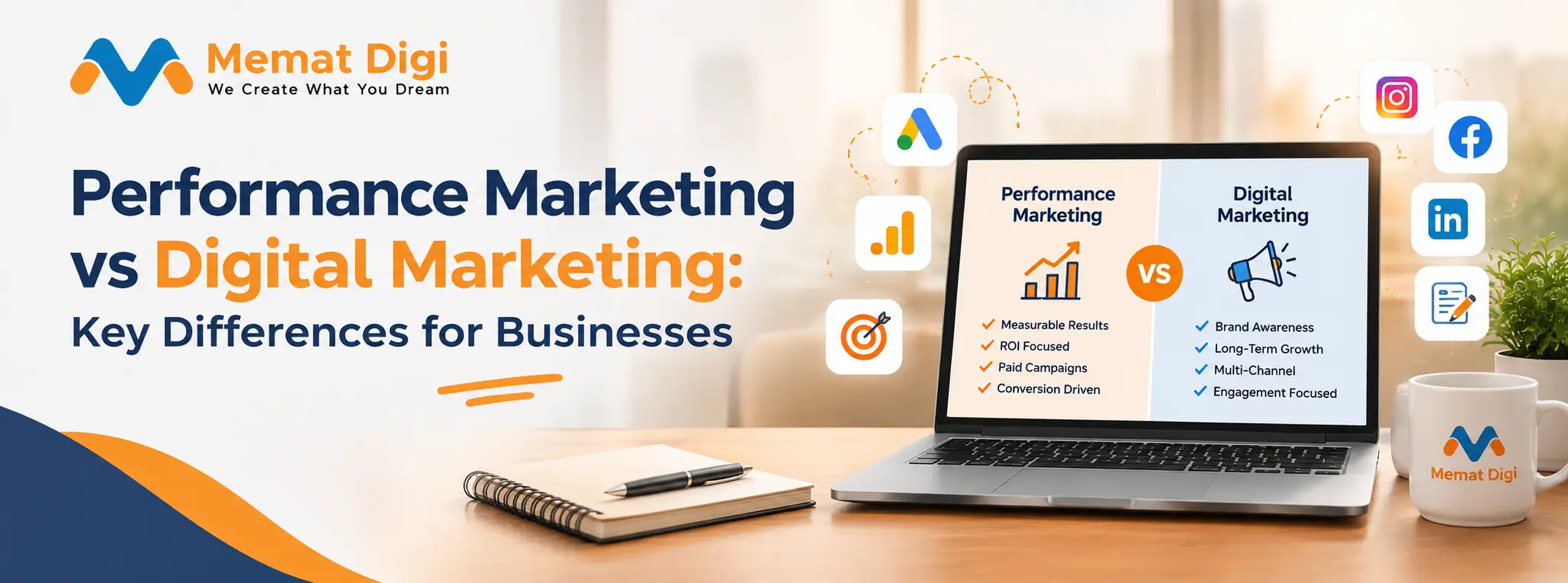 Performance Marketing vs Digital Marketing